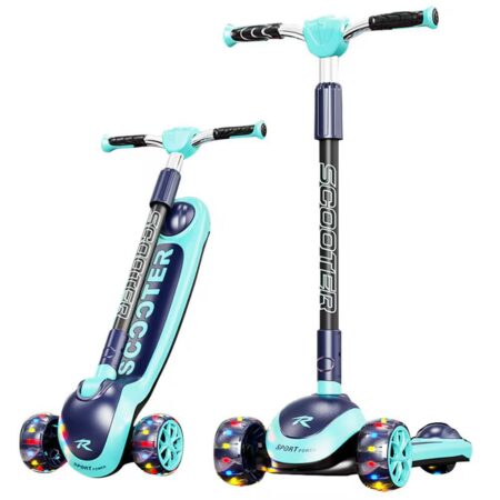 Trottinette 3 roue Pliable XL - Bleu