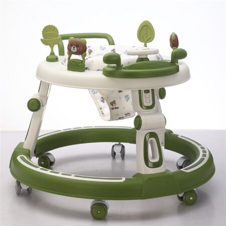 Youpala réglable et pliable avec son et lumière ronde pour bébé - Vert