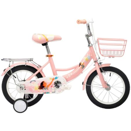 Vélo 12 pouces en acier - Bicyclette pour fille de 3 à 6 ans Rose