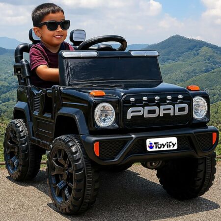 Voiture électrique 4x4 12V pour enfant - Noir
