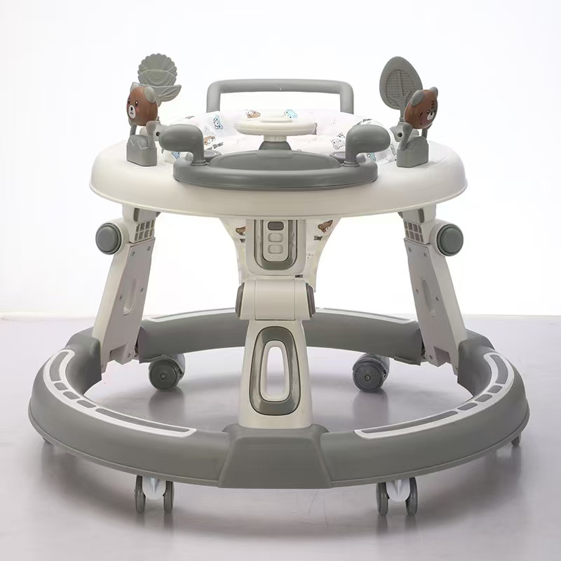 Youpala réglable et pliable avec son et lumière ronde pour bébé - Gris - Image 2