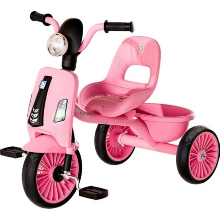 Tricycle Moto Vespa avec lumière et son - Rose