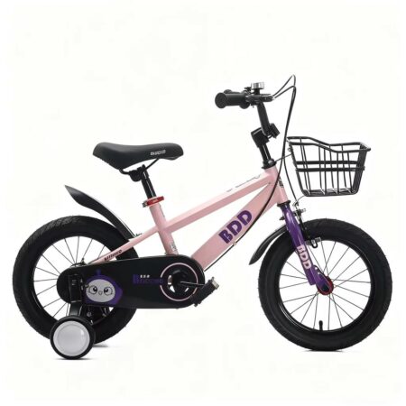 Velo 12 pouces en acier - Bicyclette de 3 à 6 ans Rose