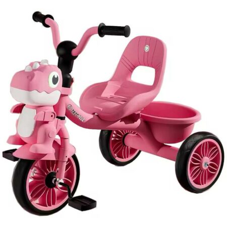 Tricycle Dinosaure avec lumière et son - Rose