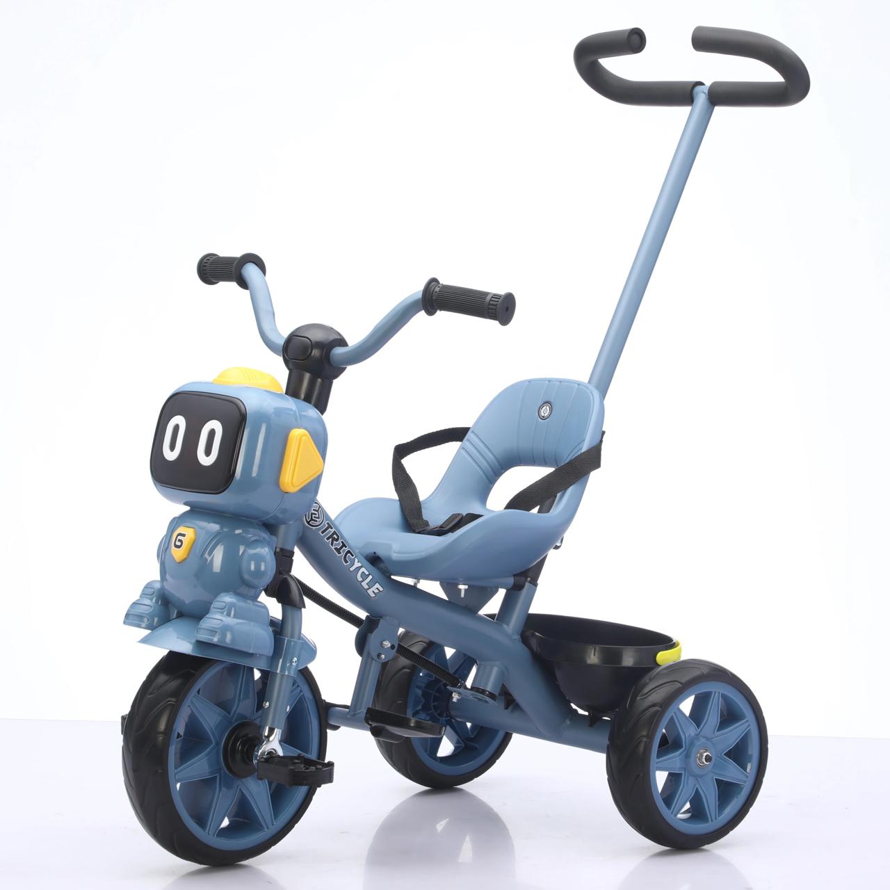 Tricycle évolutif 2 en 1 Robot - Bleu