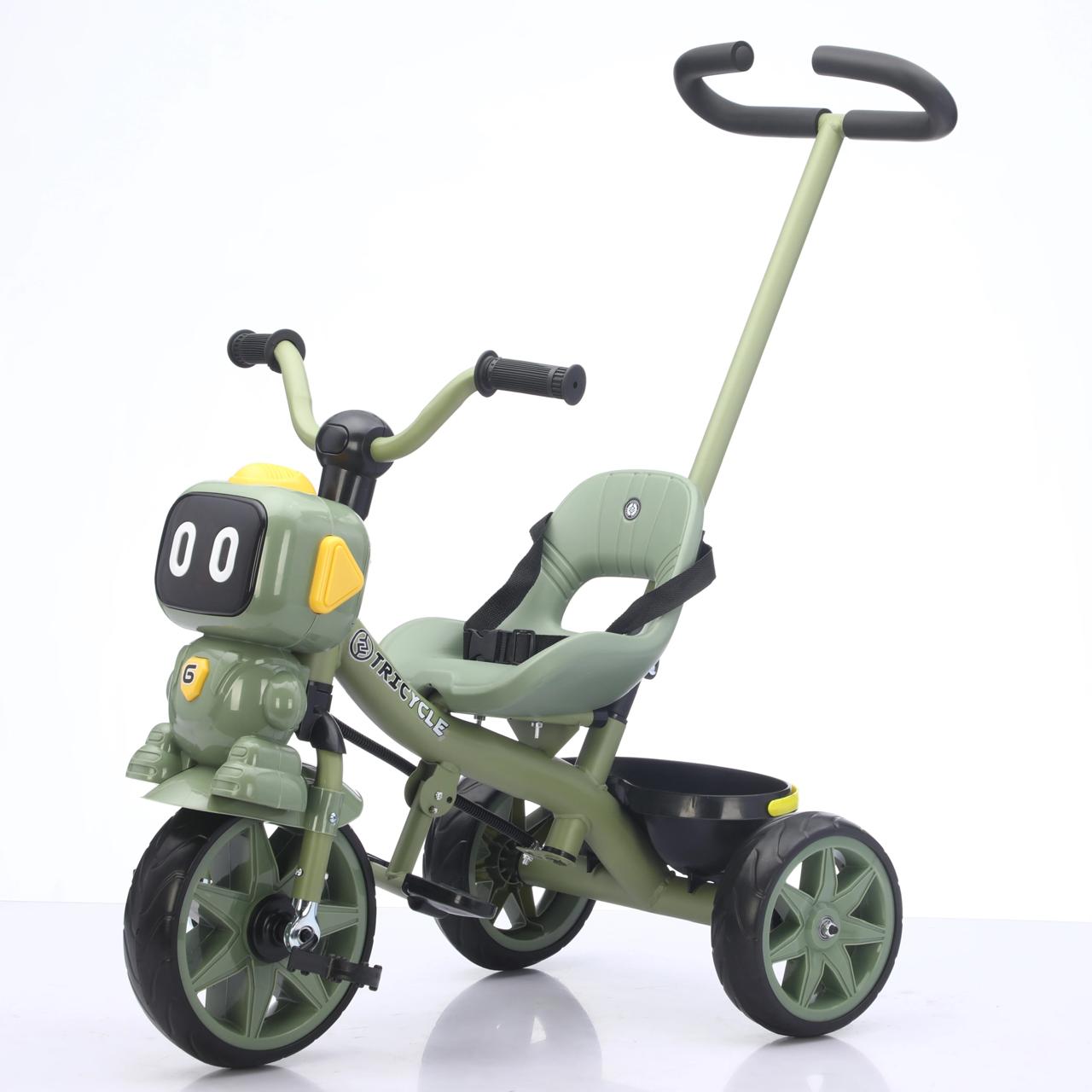 Tricycle évolutif 2 en 1 Robot - Vert