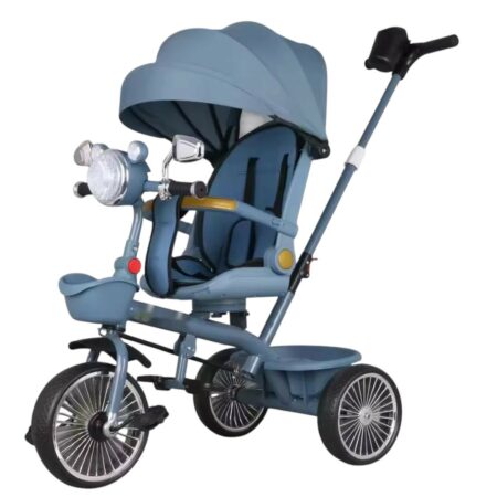 Tricycle évolutif 2 en 1 rotatif 360 - Bleu