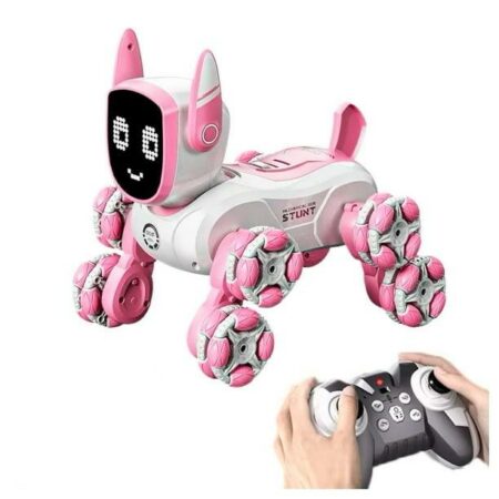 Chien Robot télécommandée Rechargeable - Rose