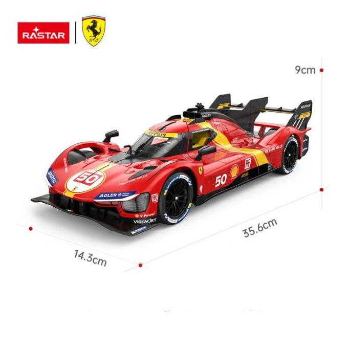 Voiture télécommandée Ferrari 499 - Rastar RC 1/14 - Image 6