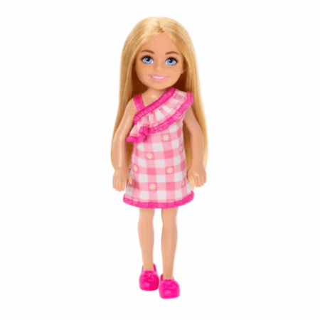 Barbie Poupée Chelsea Blonde Robe Rose - Mattel