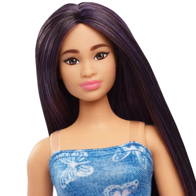 Poupée Barbie Fashionistas Robe Azur Papillon - Mattel - Image 2