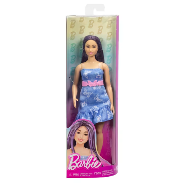 Poupée Barbie Fashionistas Robe Azur Papillon - Mattel - Image 5