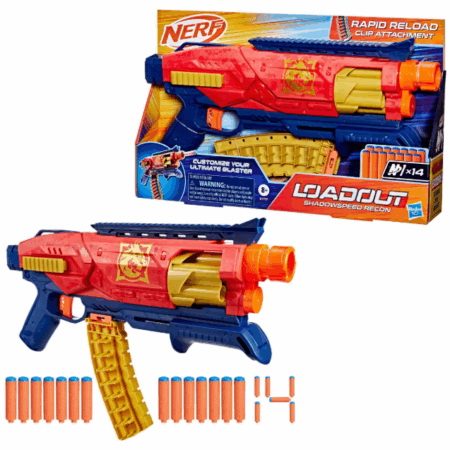 Nerf Loadout ShadowSpeed Recon avec 14 fléchettes N1 - Hasbro