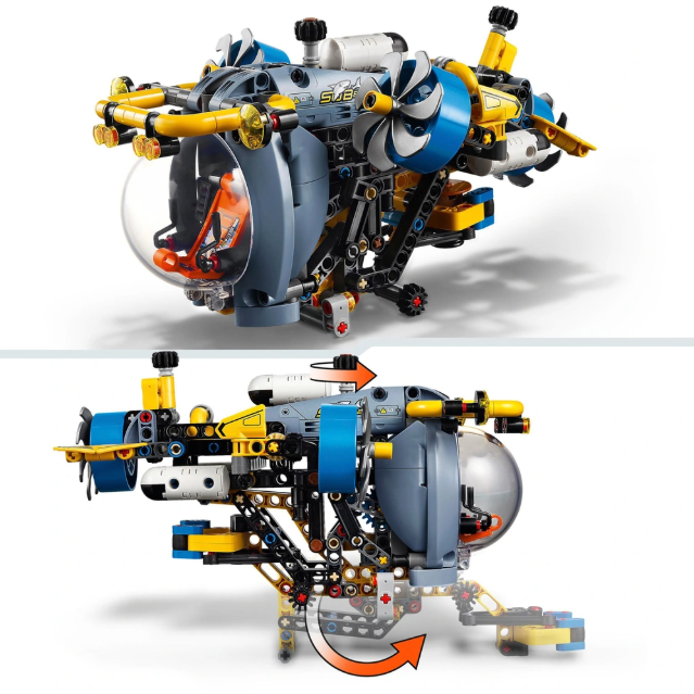 LEGO Technic Le Sous-Marin de Recherche en Haute Mer - 413 pcs - Image 3