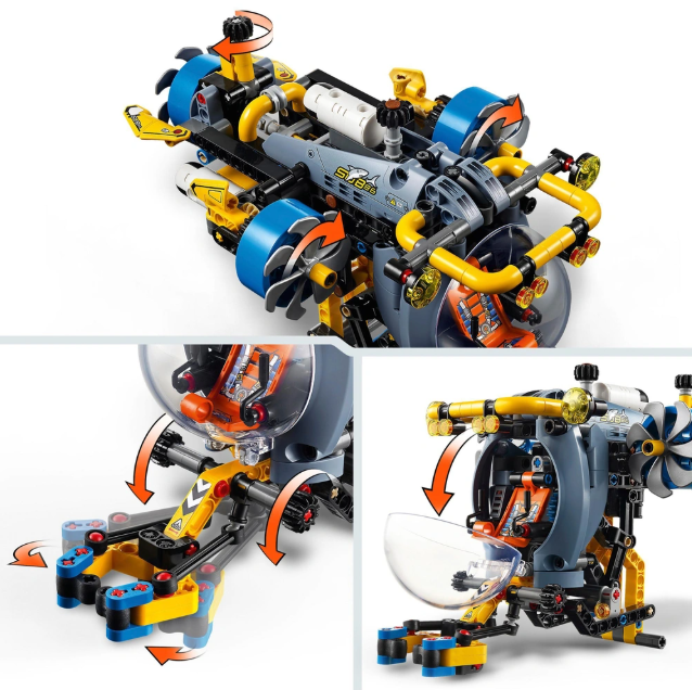 LEGO Technic Le Sous-Marin de Recherche en Haute Mer - 413 pcs - Image 4