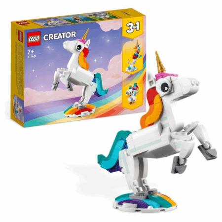 LEGO Creator 3-en-1 La licorne magique - 145 pcs