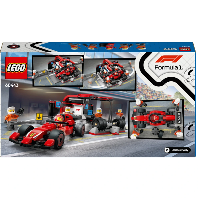 LEGO City Arrêt au Stand de F1 avec Voiture Ferrari - 322 pcs - Image 8