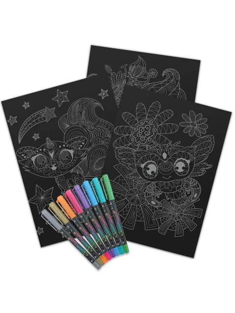 Cahier de coloriage à 60 pages noires Isadora – Nebulous Stars - Image 4