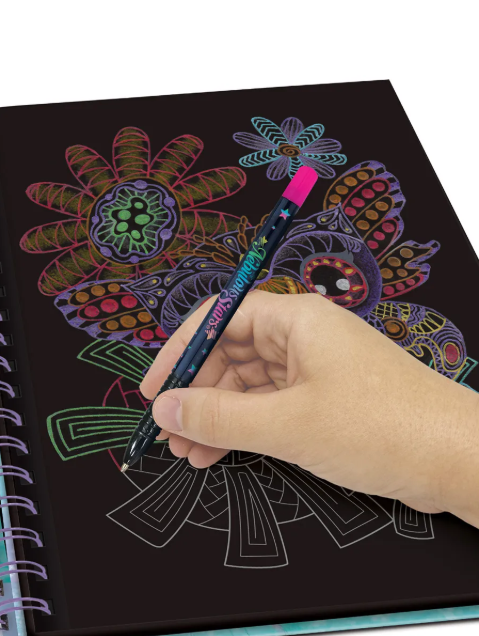 Cahier de coloriage à 60 pages noires Isadora – Nebulous Stars - Image 5