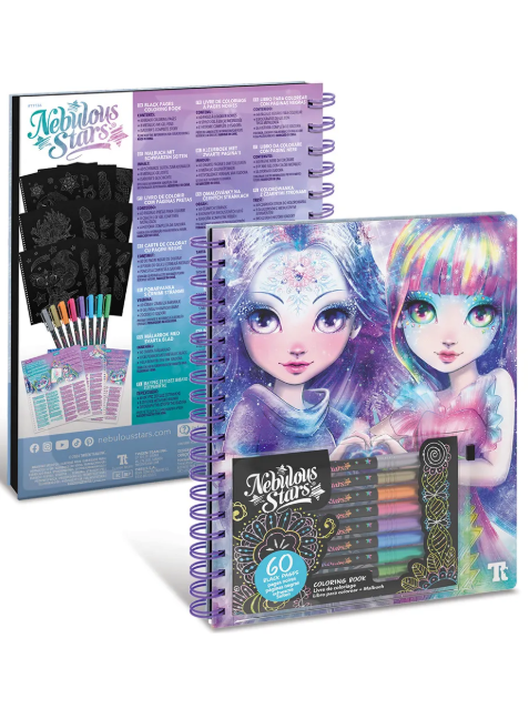 Cahier de coloriage à 60 pages noires Isadora – Nebulous Stars - Image 7