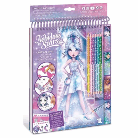 Carnet de croquis de mode Bal Astral - Nebulous Stars