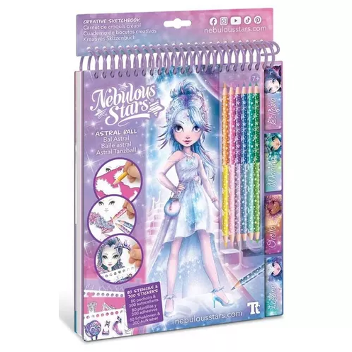 Carnet de croquis de mode Bal Astral - Nebulous Stars