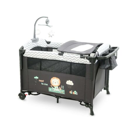 Lit bébé parapluie Cododo Cool Baby, Gris fonce