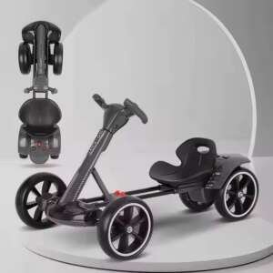 Voiture électrique 6V Go Kart Pliable - Noir