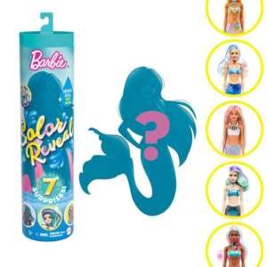 Barbie ® Color Reveal ™ Poupée Série Sirène avec 7 Surprises