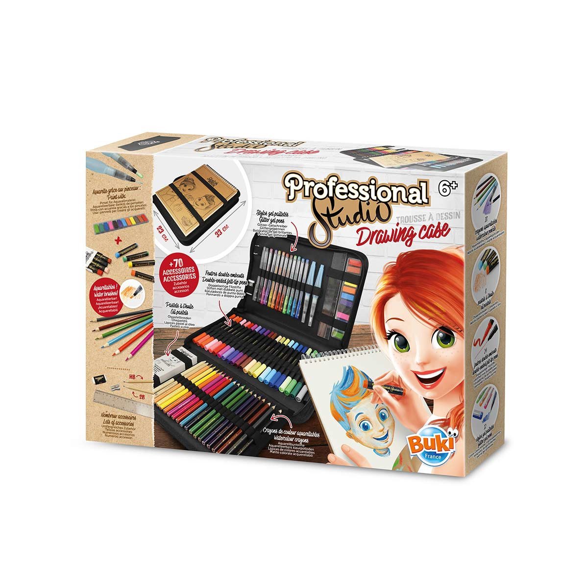 Professional studio Trousse à dessin - Buki