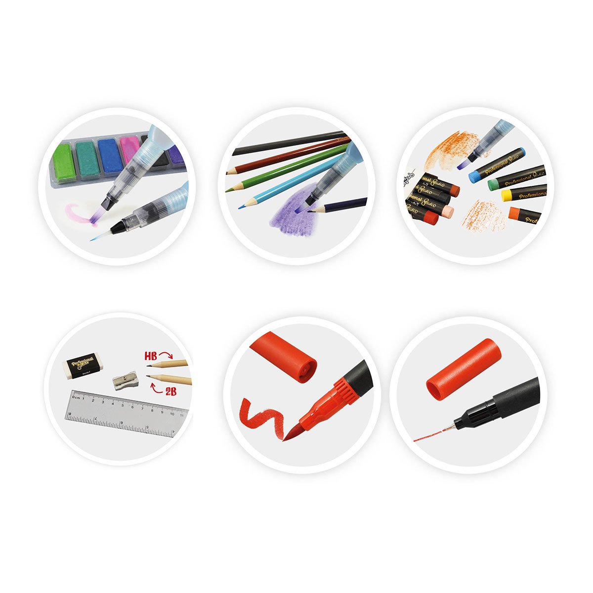 Professional studio Trousse à dessin - Buki – Image 6