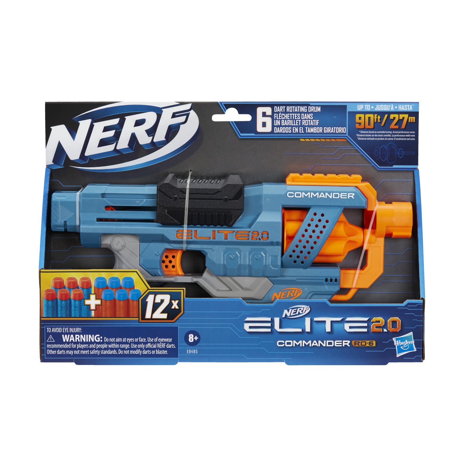 Nerf Elite 2.0, blaster Commander RD-6 - Hasbro