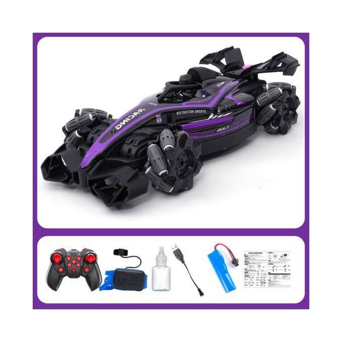 Voiture télécommandée acrobates 360 degrés détection de geste - Violet