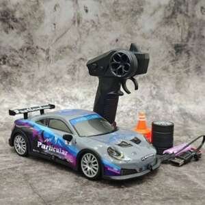Voiture de drift télécommandée 4 motrices - Bleu