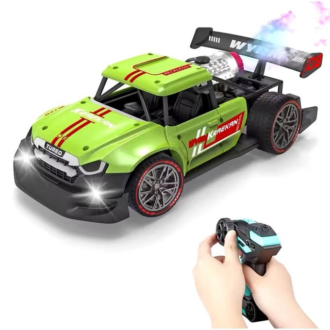 Voiture R/C de course métallique - Vert