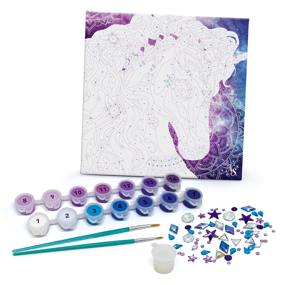 Peinture à numéros sur toile - Nebulous Stars – Image 2