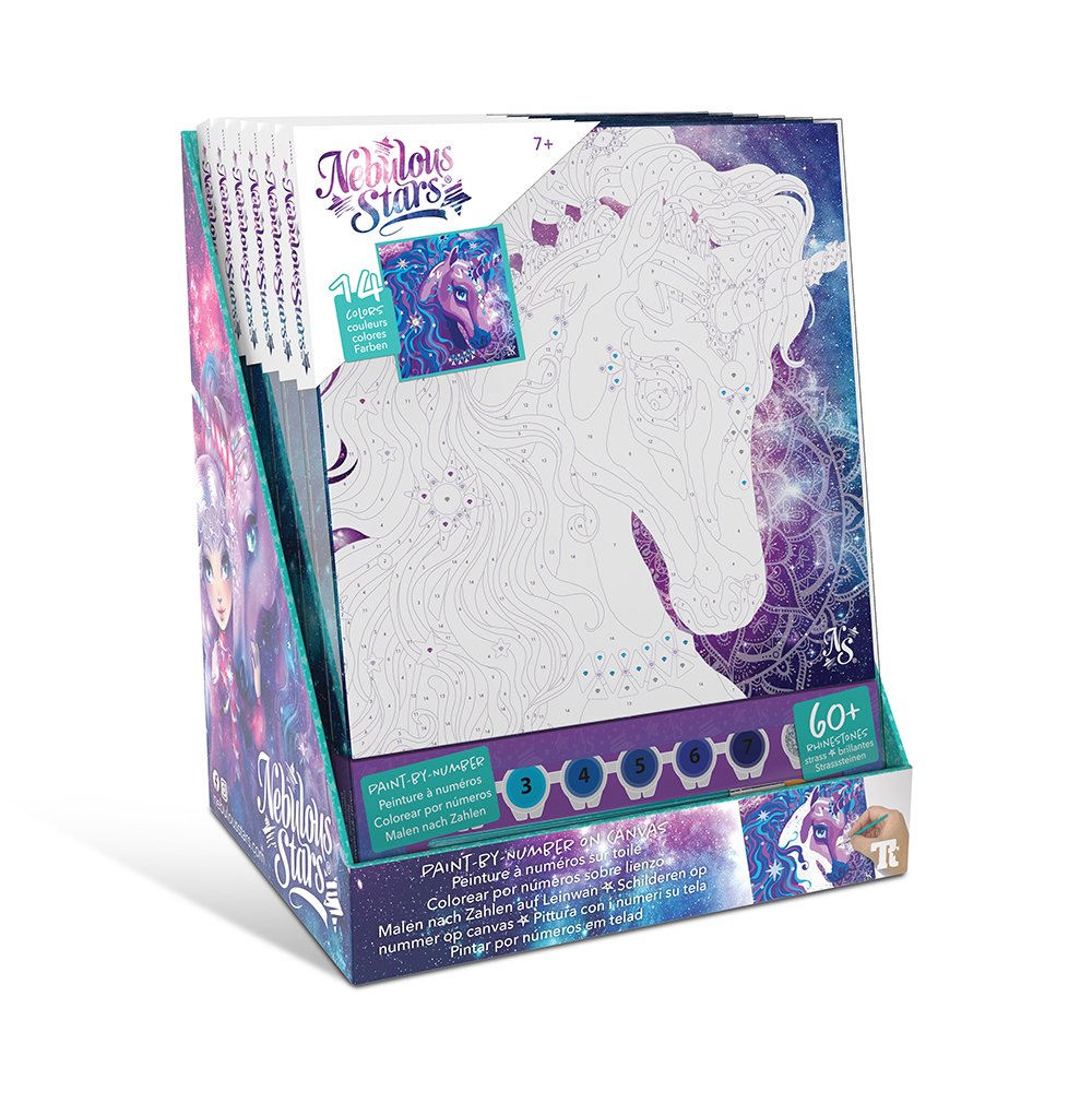 Peinture à numéros sur toile - Nebulous Stars – Image 4
