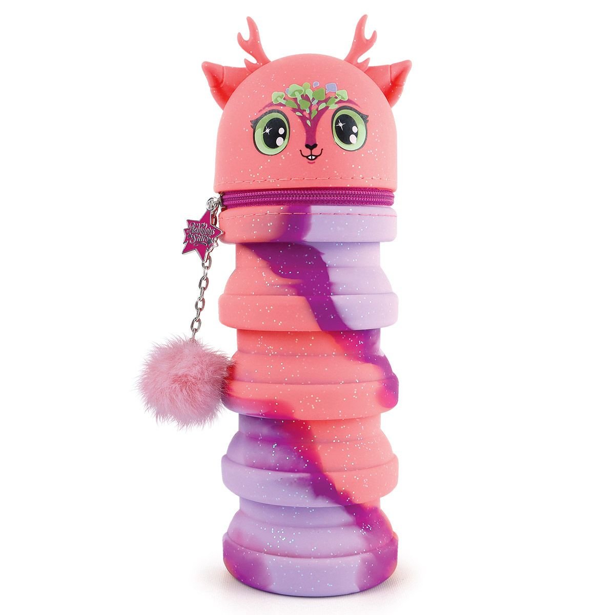 Trousse à crayons debout en silicone - Nebulous Stars – Image 4
