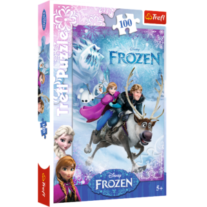 Trefl - Puzzle 100 pièces - Frozen Au secours d'Anne