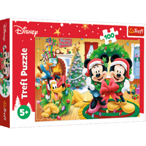 Trefl - Puzzle 100 pièces - Mickey Magic of Christmas