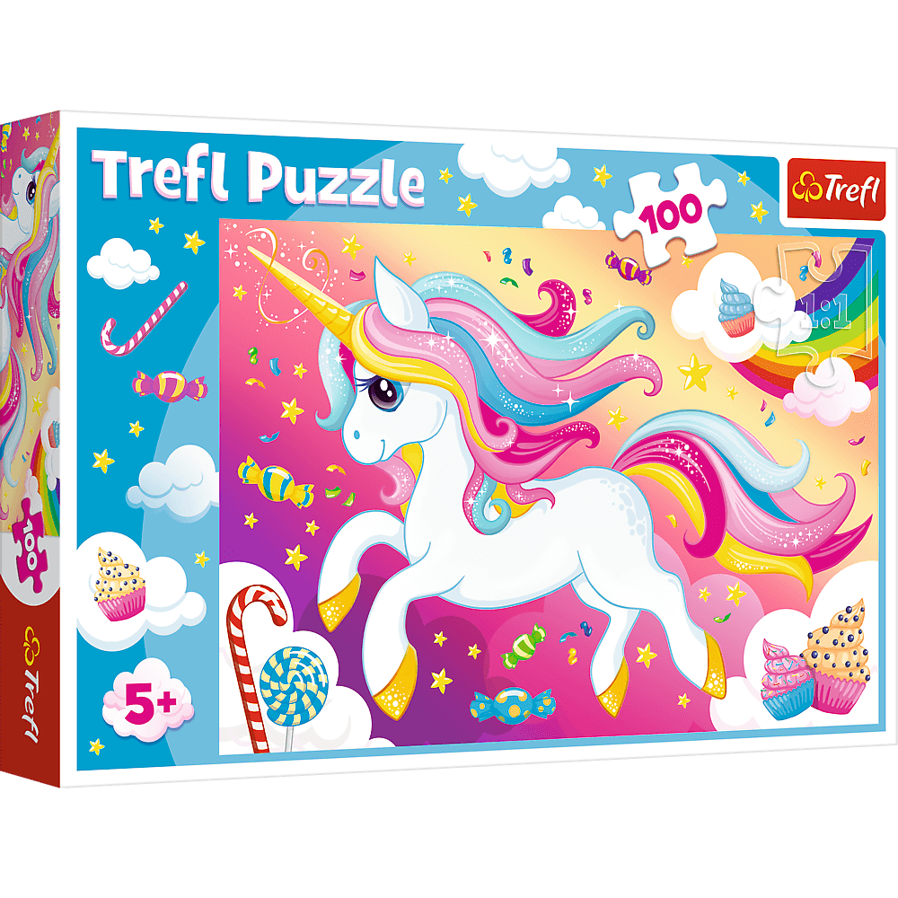 Trefl - Puzzle 100 pièces - Belle licorne