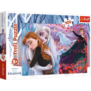 Trefl - Puzzle 100 pièces - Frozen Ensemble pour toujours