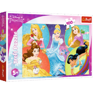 Trefl - Puzzle 100 pièces - Rencontre de douces princesses