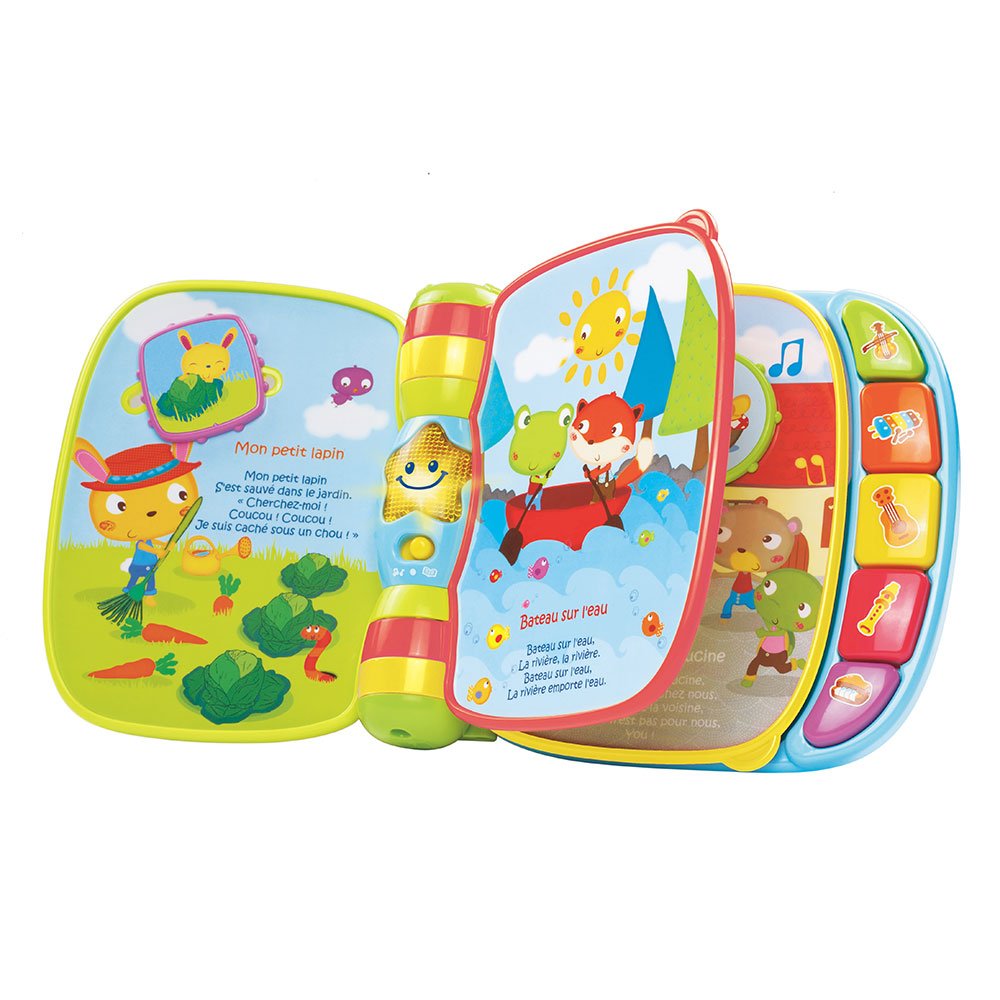 Vtech-Do, Ré, Mi super livre enchanté bleu – Image 4