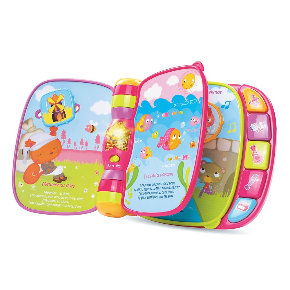 Vtech-Do, Ré, Mi super livre enchanté rose – Image 3