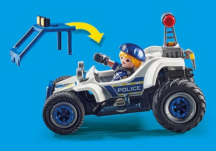 Playmobil City Action - Policier avec voiturette et voleur à moto – Image 4
