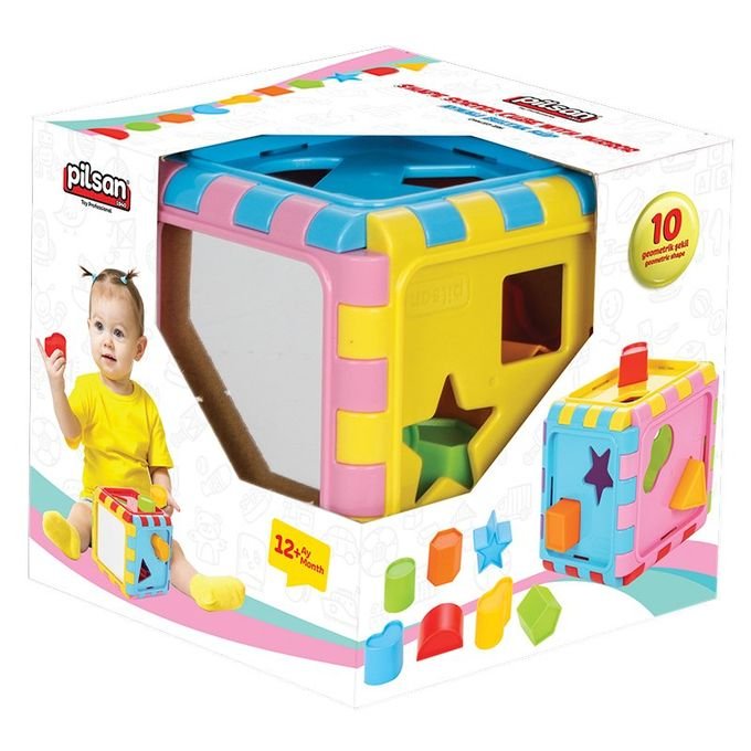 Cube de trieuse de formes avec miroir, multicolore - Pilsan – Image 2
