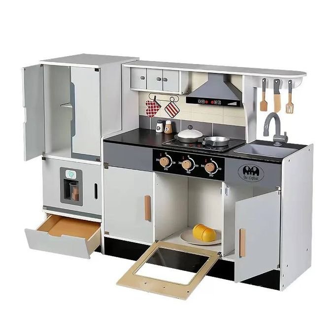 Cuisine en bois avec accessoire - 81 x 32 x 110cm – Image 2