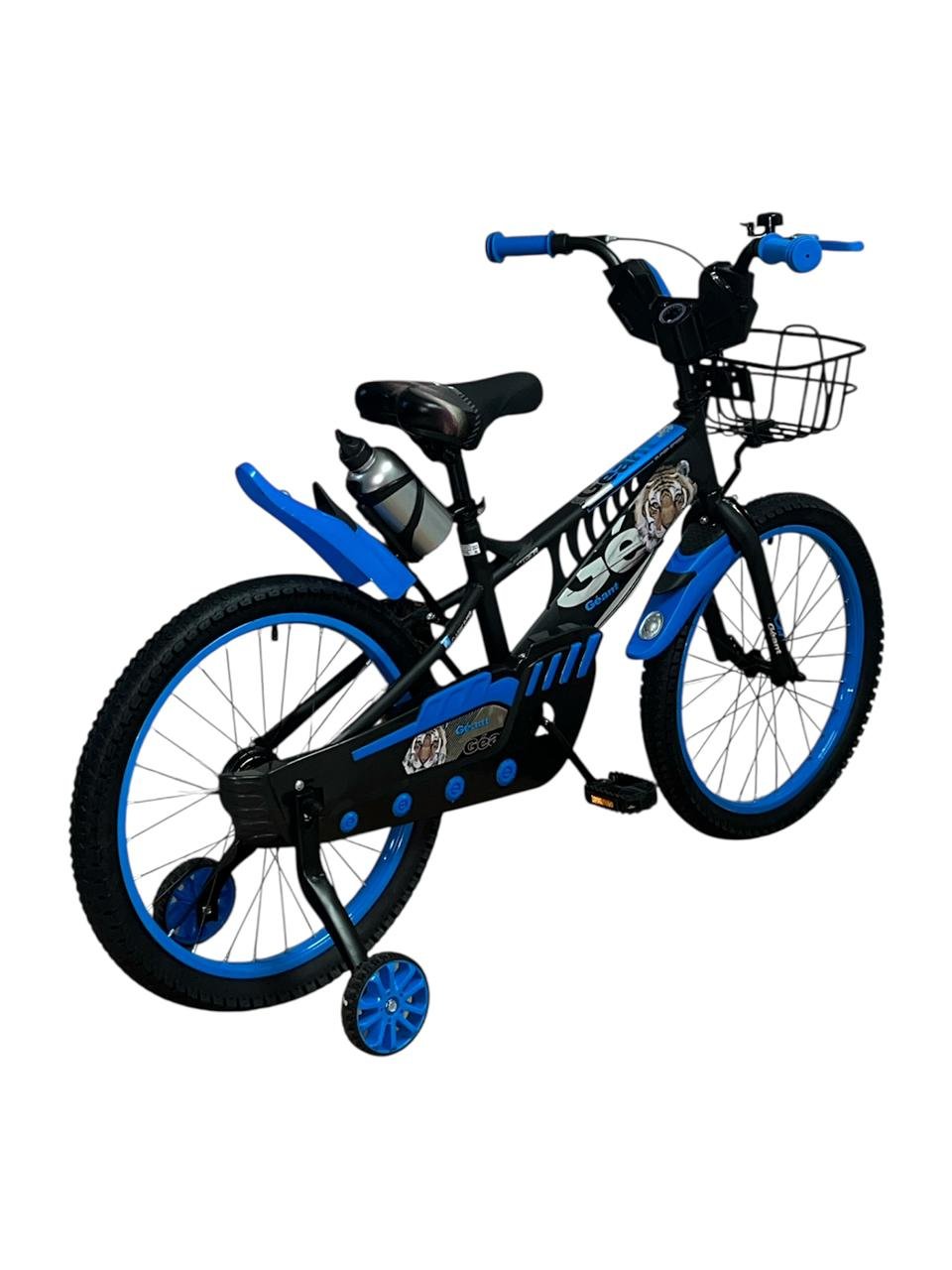 Vélo 16 pouces en acier - Bicyclette de 4 à 7 ans Bleu – Image 2