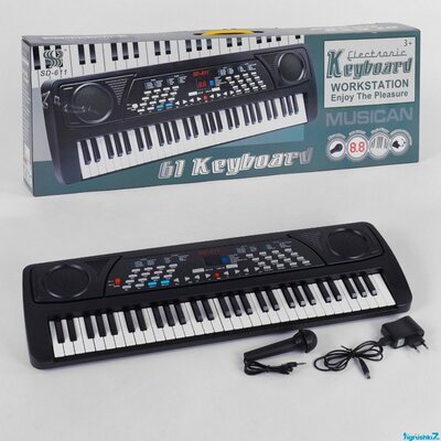 Piano synthétiseur avec microphone secteur